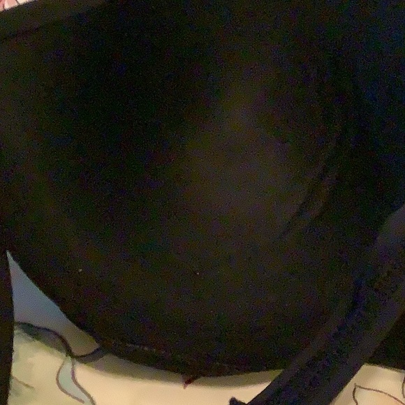 KikaRio bikini top padded NWT black clasp back padded 34D/36C new tag ox 500 - Picture 8 of 11